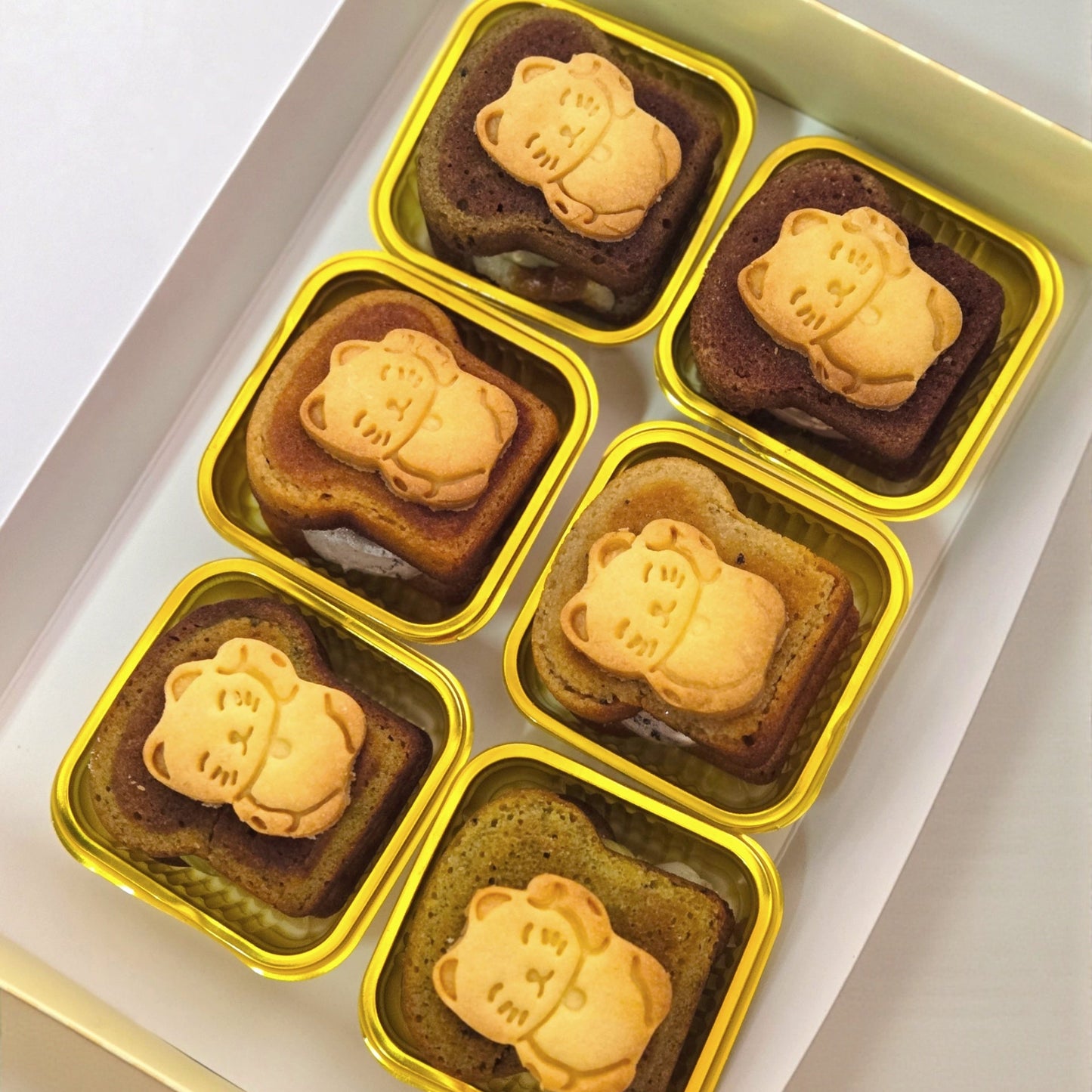 招財貓費南治禮盒(6件)