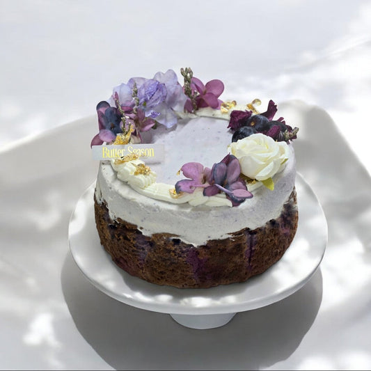 藍莓布丁巴斯克蛋糕 Blueberry Basque Cheesecake